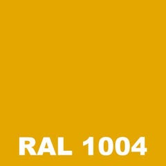Peinture Temperature - Metaltop - Jaune or - RAL 1004 - Bombe 400mL 1