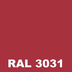 Peinture Temperature - Metaltop - Rouge oriental - RAL 3031 - Bombe 400mL 1