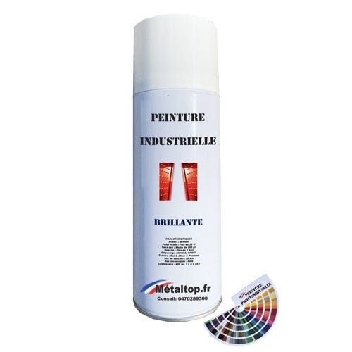 Peinture Industrielle - Metaltop - Blanc crème - RAL 9001 - Bombe 400mL 0