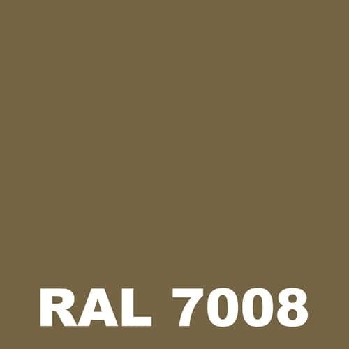 Peinture Fer Monocouche - Metaltop - Gris kaki - RAL 7008 - Bombe 400mL 1