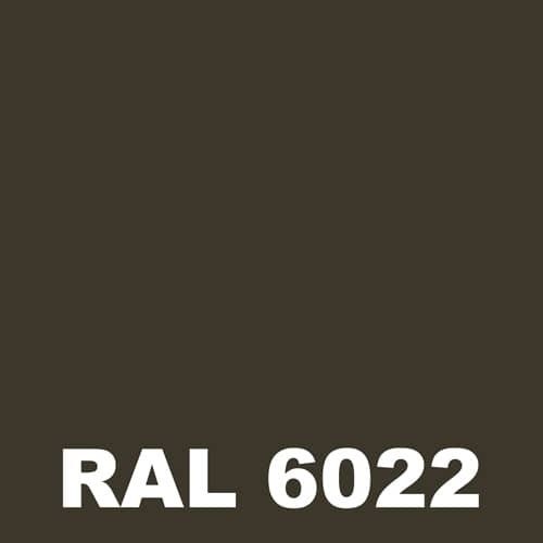 Peinture Portail Fer - Metaltop - Olive brun - RAL 6022 - Bombe 400mL 1