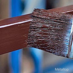 Peinture Fer Monocouche - Metaltop - Beige brun - RAL 1011 - Pot 1L 2
