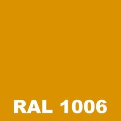Laque Polyurethane Mat - Metaltop - Jaune mais - RAL 1006 - Pot 5L 1
