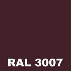 Peinture Portail Fer - Metaltop - Rouge noir - RAL 3007 - Bombe 400mL 1
