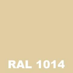 Peinture Industrielle - Metaltop - Ivoire - RAL 1014 - Pot 1L 1