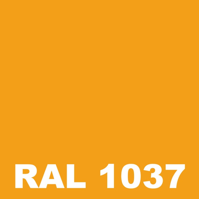 Peinture Fer Monocouche - Metaltop - Jaune soleil - RAL 1037 - Bombe 400mL 1