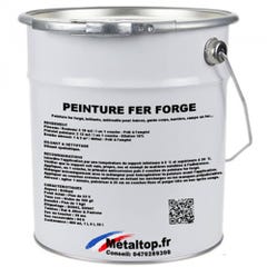Peinture Fer Forge - Metaltop - Brun olive - RAL 8008 - Pot 5L 0