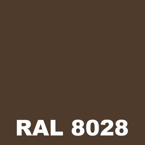 Peinture Temperature - Metaltop - Brun terre - RAL 8028 - Bombe 400mL 1