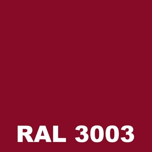 Peinture Fer Monocouche - Metaltop - Rouge rubis - RAL 3003 - Pot 25L 1