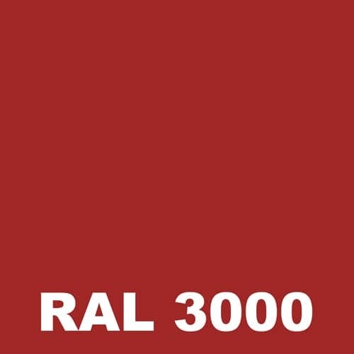Peinture Temperature - Metaltop - Rouge feu - RAL 3000 - Bombe 400mL 1