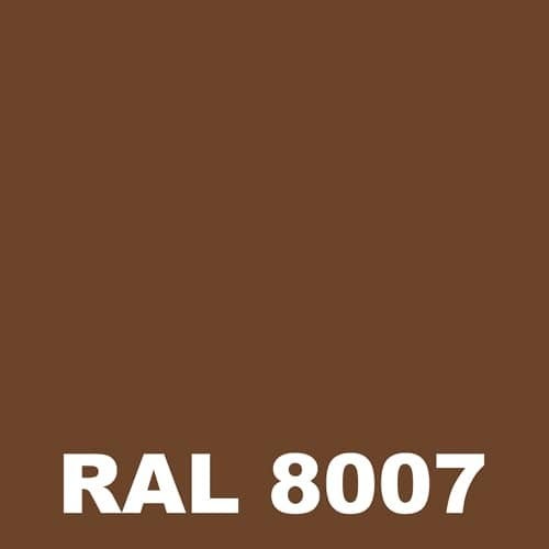 Peinture Portail Fer - Metaltop - Brun fauve - RAL 8007 - Bombe 400mL 1