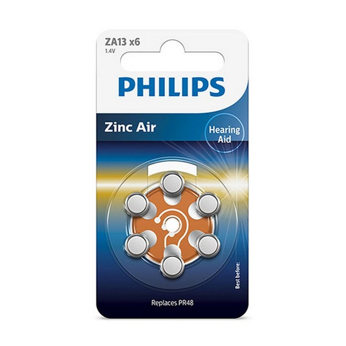 Batteries Philips Zinc (6 uds) 0