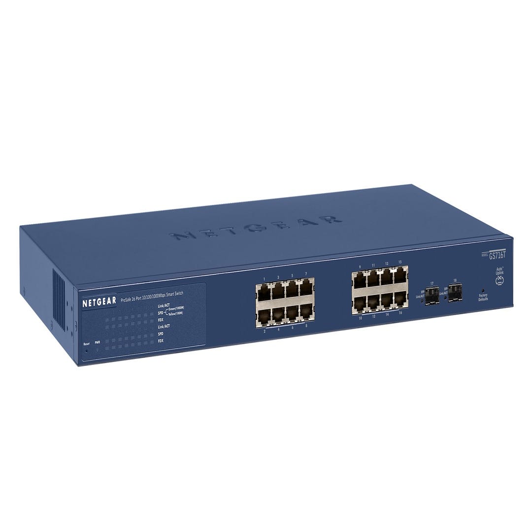 Switch Netgear GS716T-300EUS Bleu 7