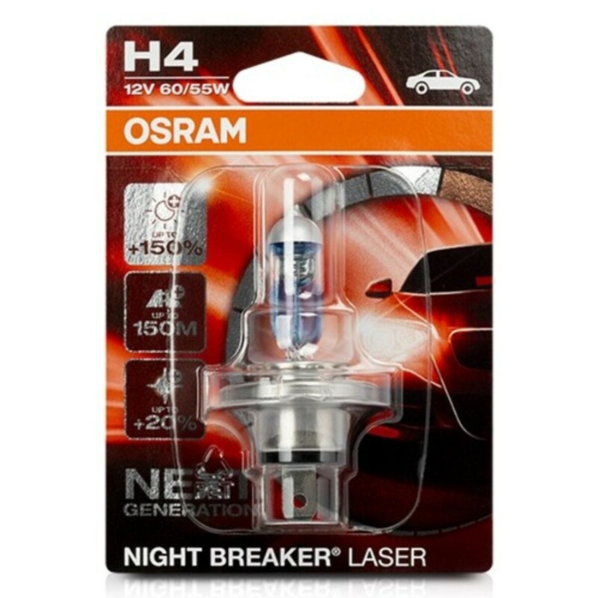 Ampoule pour voiture Osram 64193NL-01B H4 12V 60/55W 0