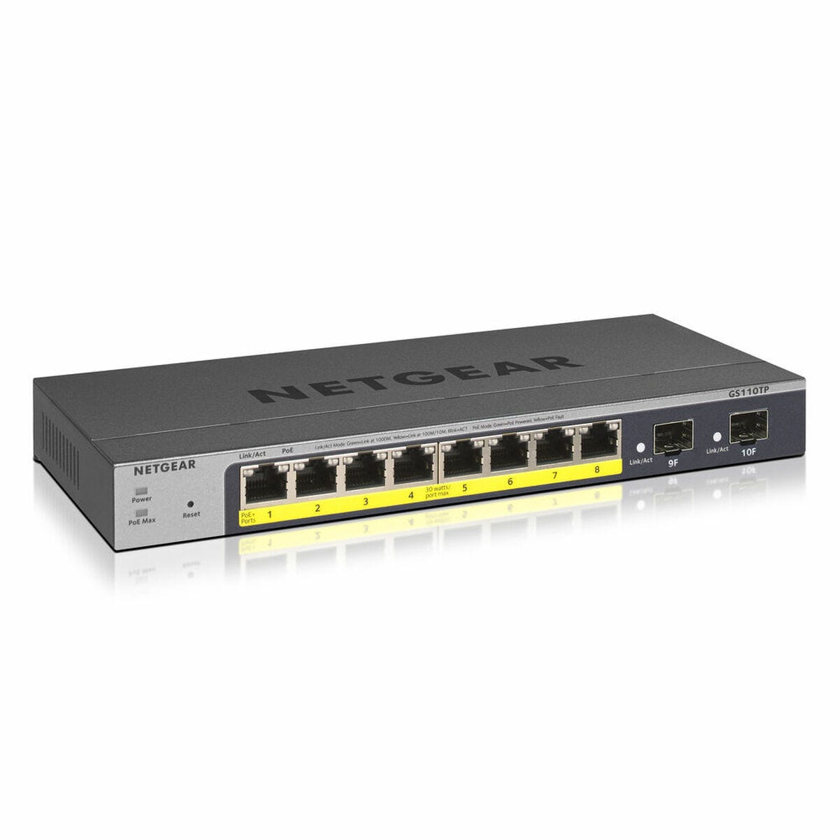 Switch Netgear GS110TP-300EUS Noir 1