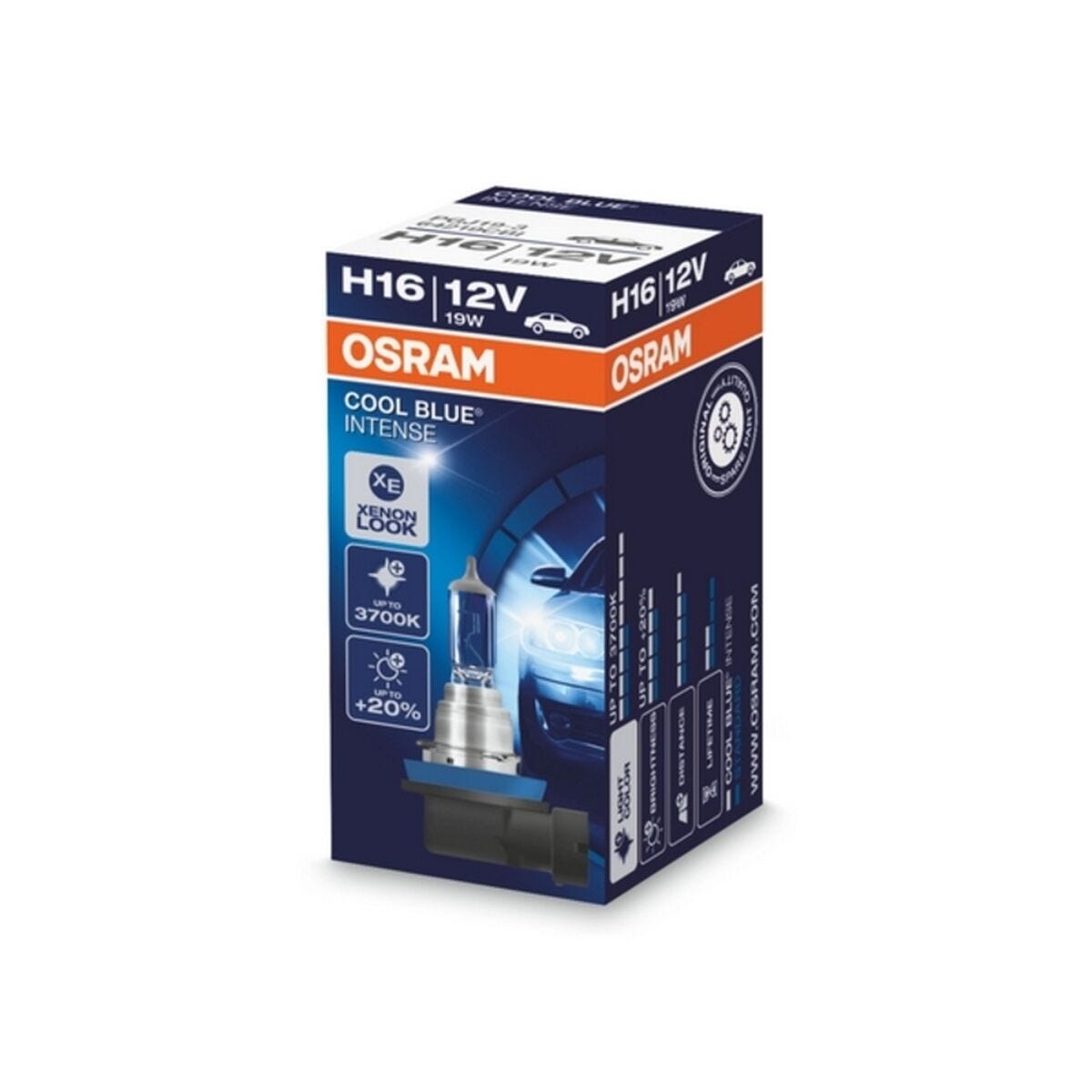 Ampoule pour voiture OS64219CBI-HCB Osram OS64219CBI-HCB H16 12V 19W 3700K (2 Pièces) 1