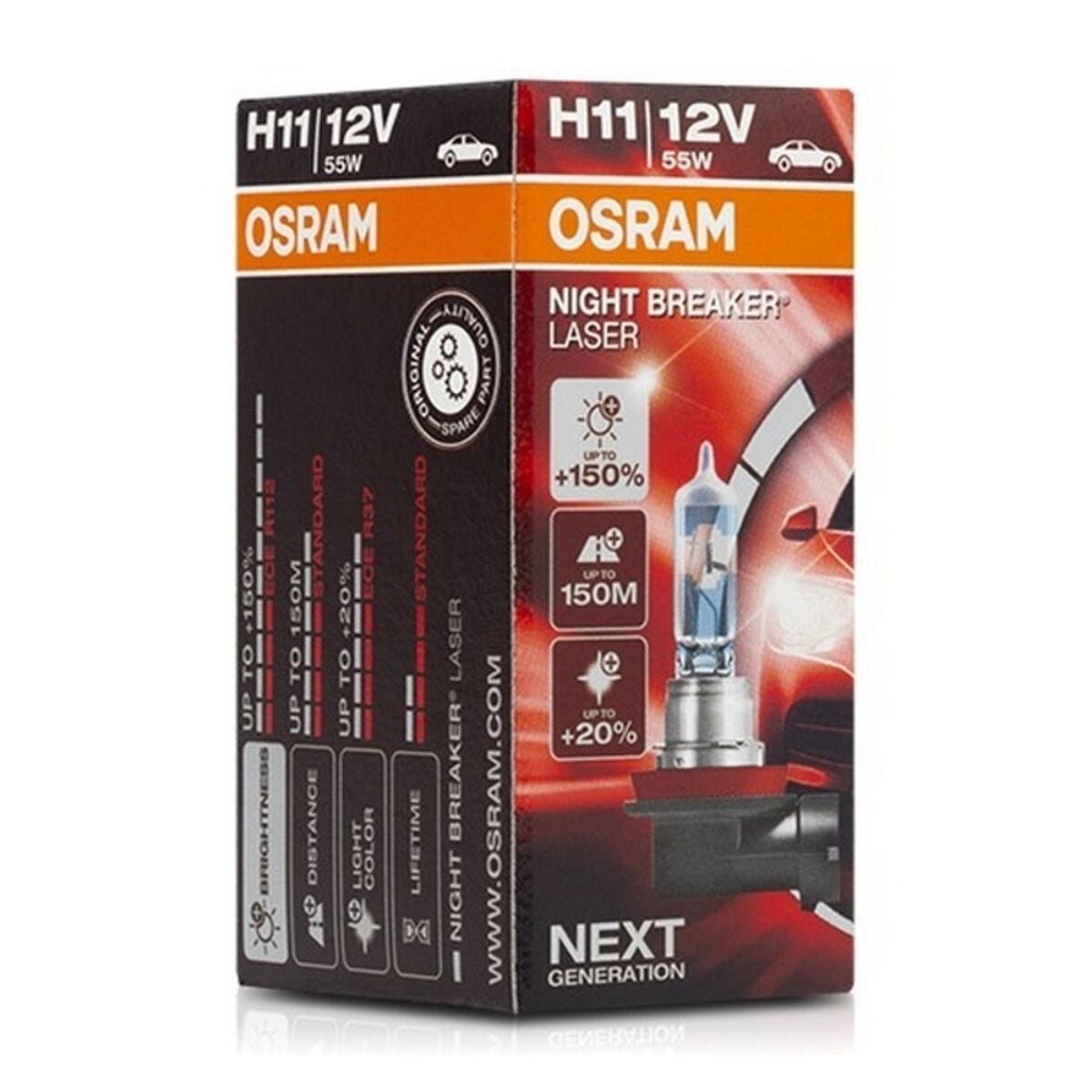 Ampoule pour voiture Osram 64211NL H11 12V 55W 3200K 0