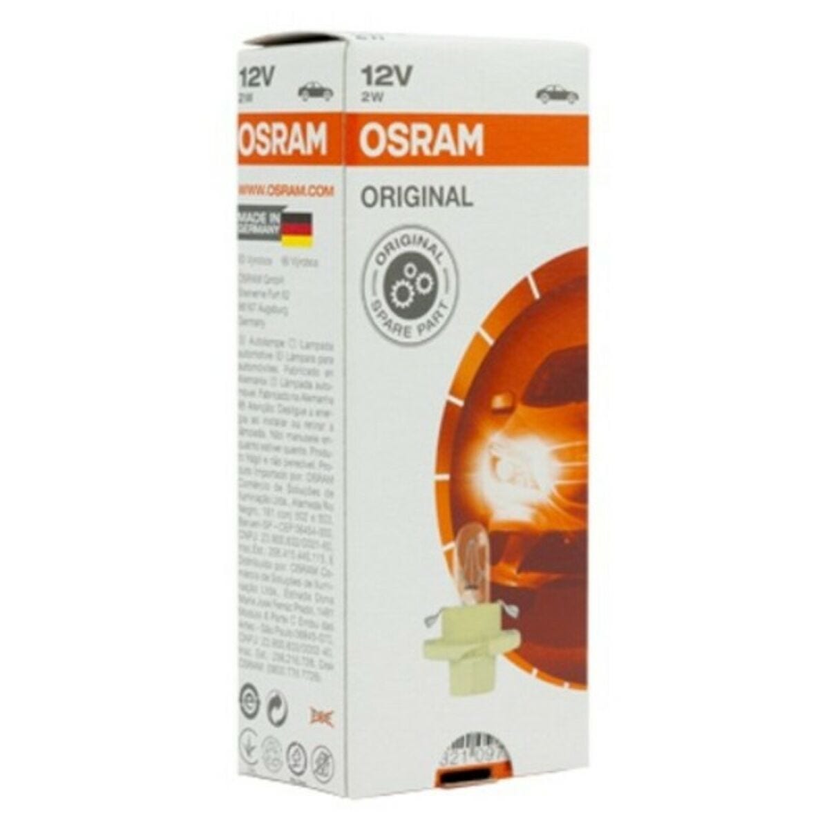 Ampoule pour voiture Osram 2352MFX6 12V 2W (10 pcs) 0