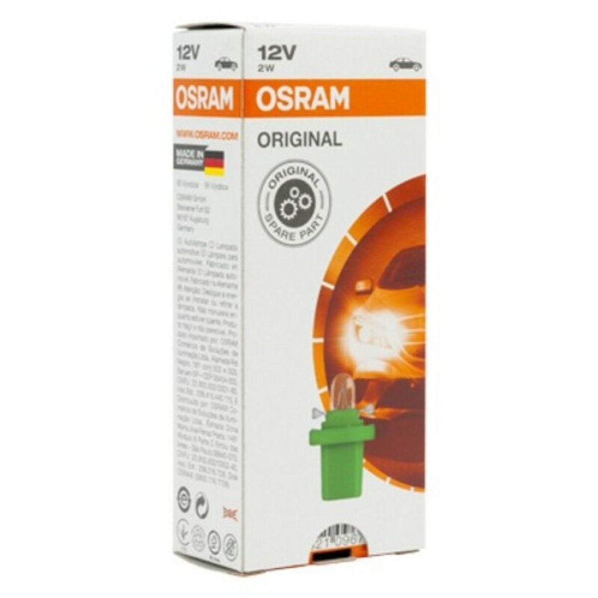 Ampoule pour voiture Osram 2722MF 12V 2W (10 pcs) 0