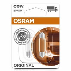 Ampoule pour voiture Osram OS6423-02B 5 W Camion 24 V C5W 2