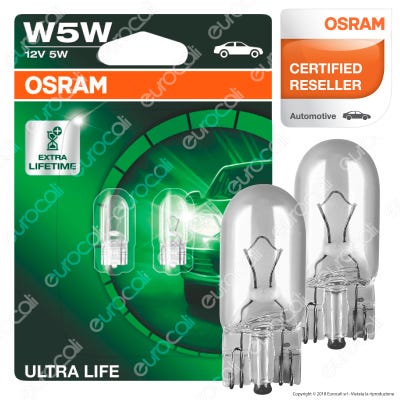 Ampoule pour voiture OS2825ULT-02B Osram OS2825ULT-02B W5W 5W 12V (2 Pièces)