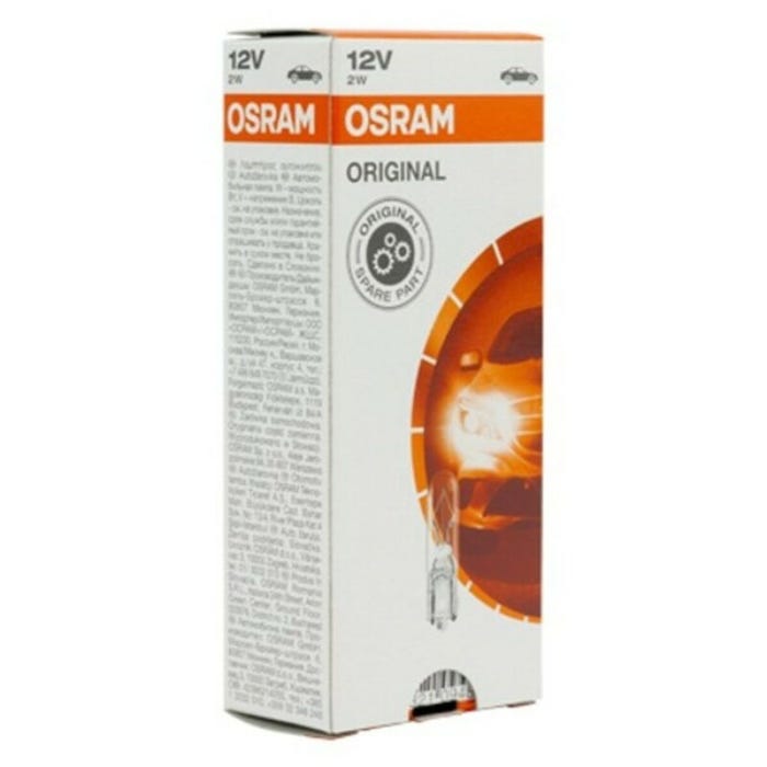 Ampoule pour voiture Osram 12V 2W (10 pcs) 0