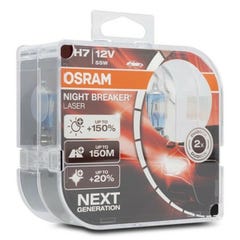 Ampoule pour voiture Osram Night Breaker Laser H7 12V 55W 0