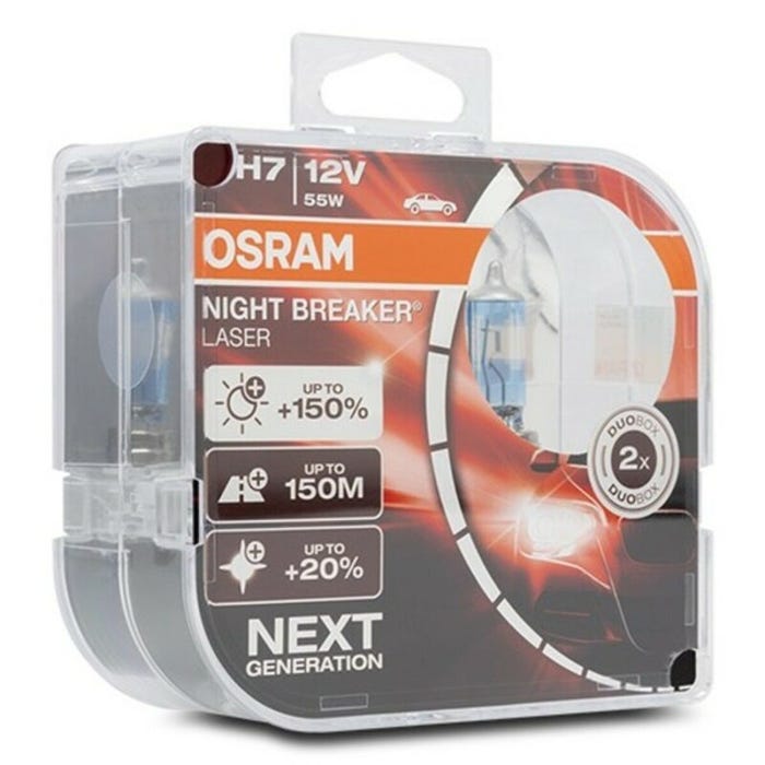 Ampoule pour voiture Osram Night Breaker Laser H7 12V 55W 2