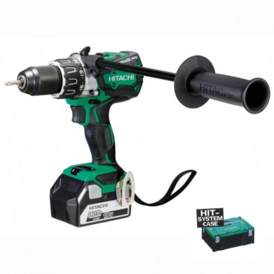 Perceuse visseuse HITACHI - HIKOKI 18V 5.0Ah Li-Ion - 2 batteries, chargeur, coffret - DS18DBL25A