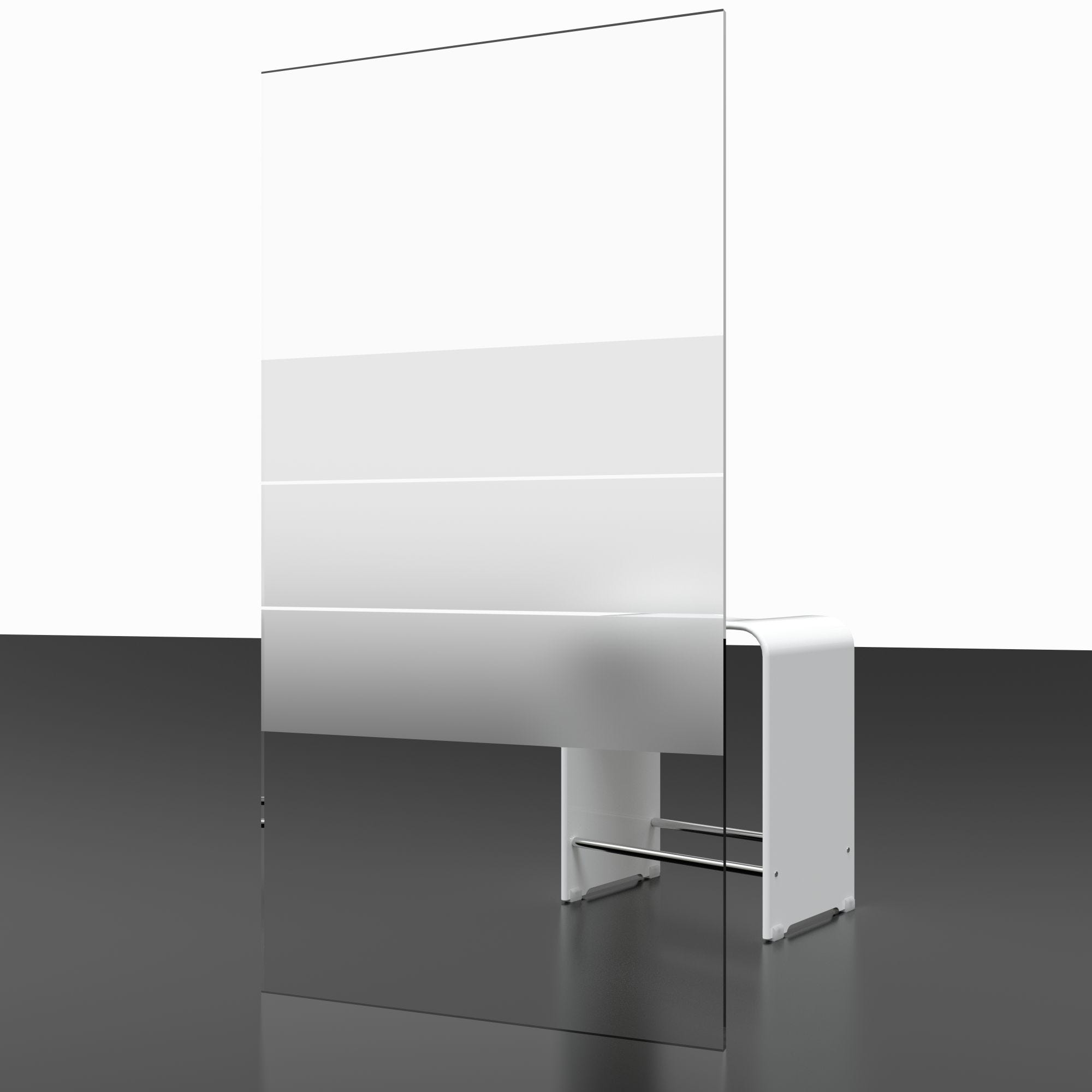 Schulte porte de douche pivotante, 80 x 192 cm, verre 5mm anticalcaire, sérigraphie dépoli light, style industriel, profilé aspect chromé 4