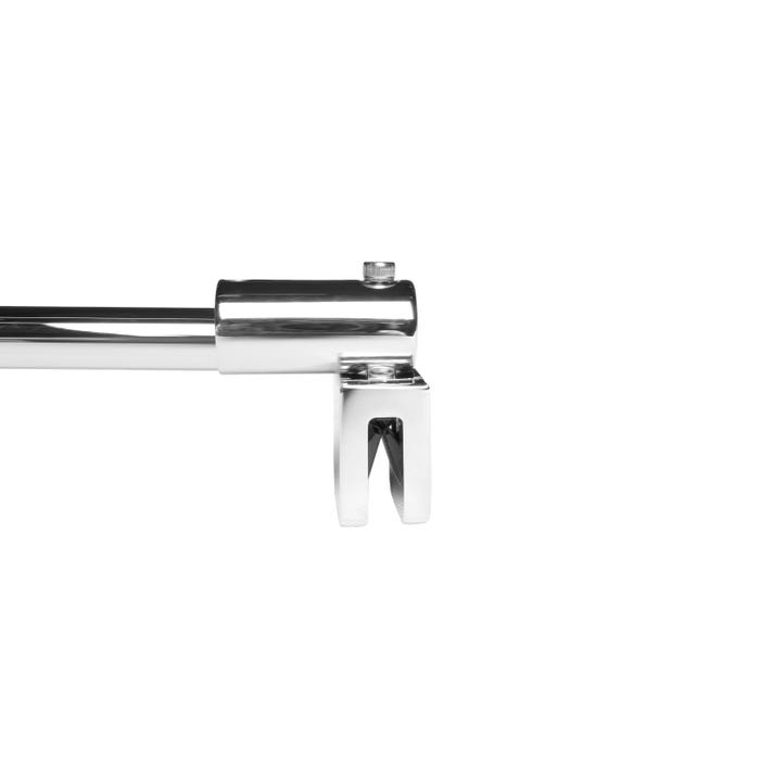 Schulte Barre de fixation chromée recoupable, barre de renfort pour verre 5 - 8 mm, barre de stabilisation 1
