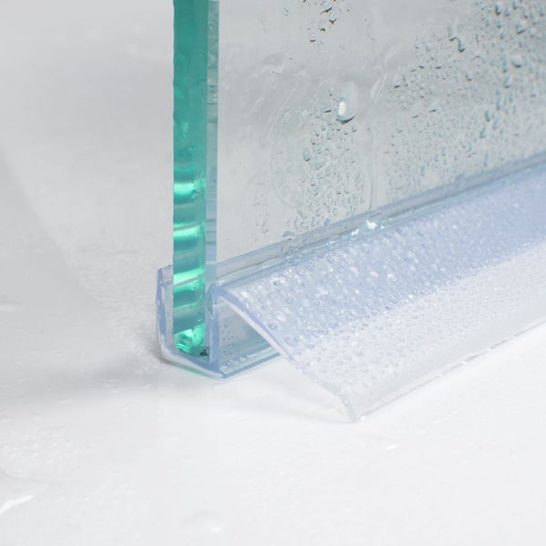 Schulte Joint d'étanchéité de douche bas Universel, 100 cm recoupable, pour  porte coulissante 8 mm, E100058-8-1 ❘ Bricoman