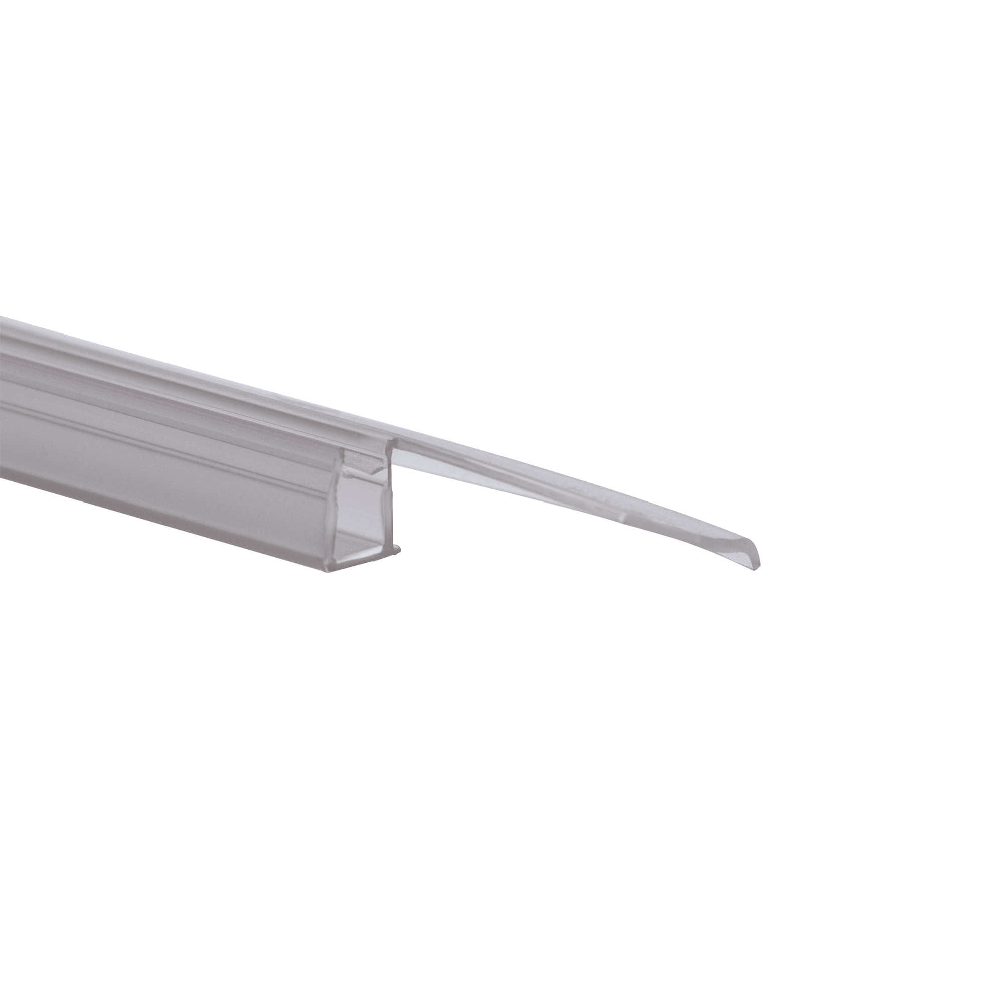 Joint d'étanchéité de douche bas Universel, Schulte, 100 cm recoupable, pour porte coulissante 8 mm, E100058-8-1