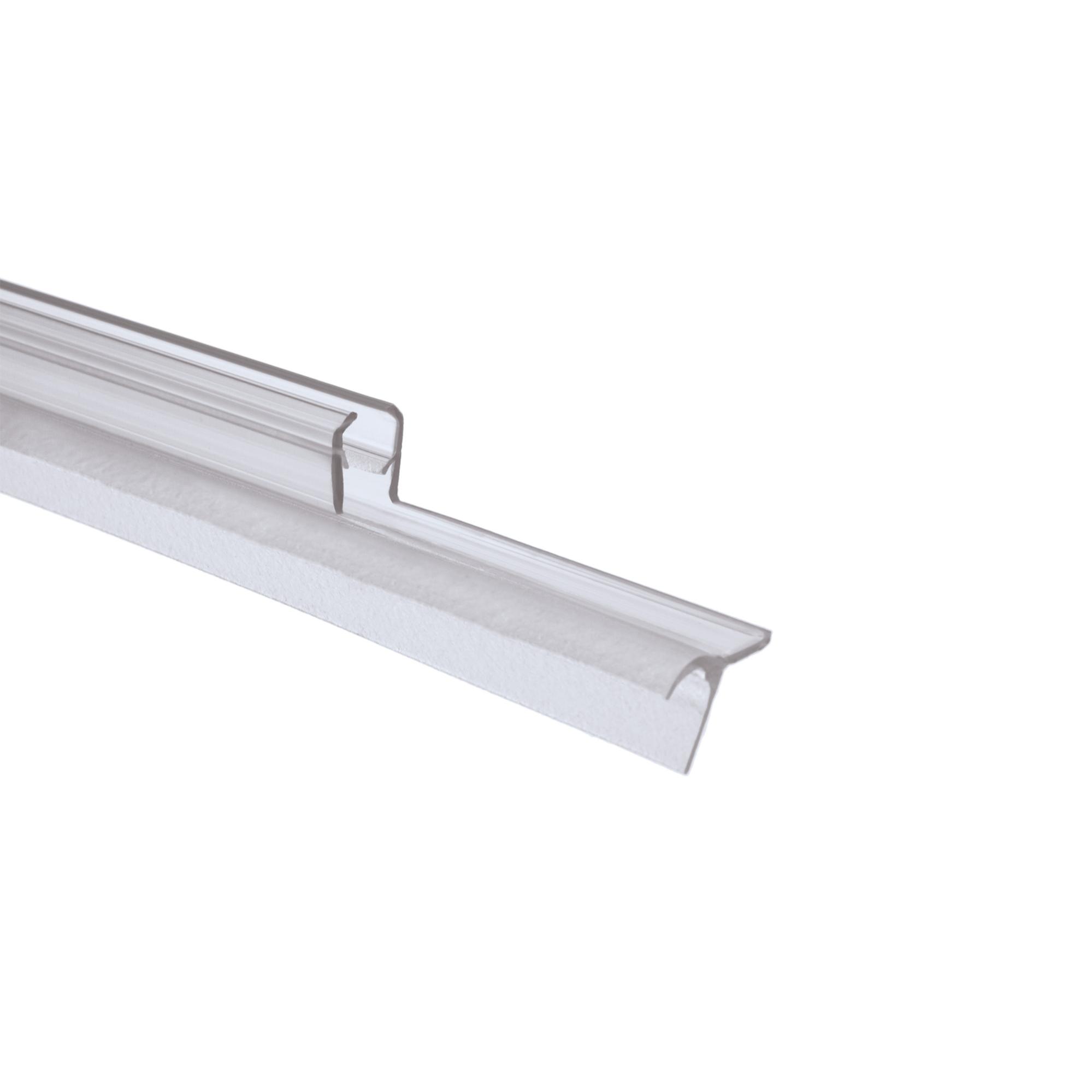 Joint d'étanchéité de douche bas Universel, Schulte, 100 cm recoupable, pour porte 5 mm, E100058-5-2-99