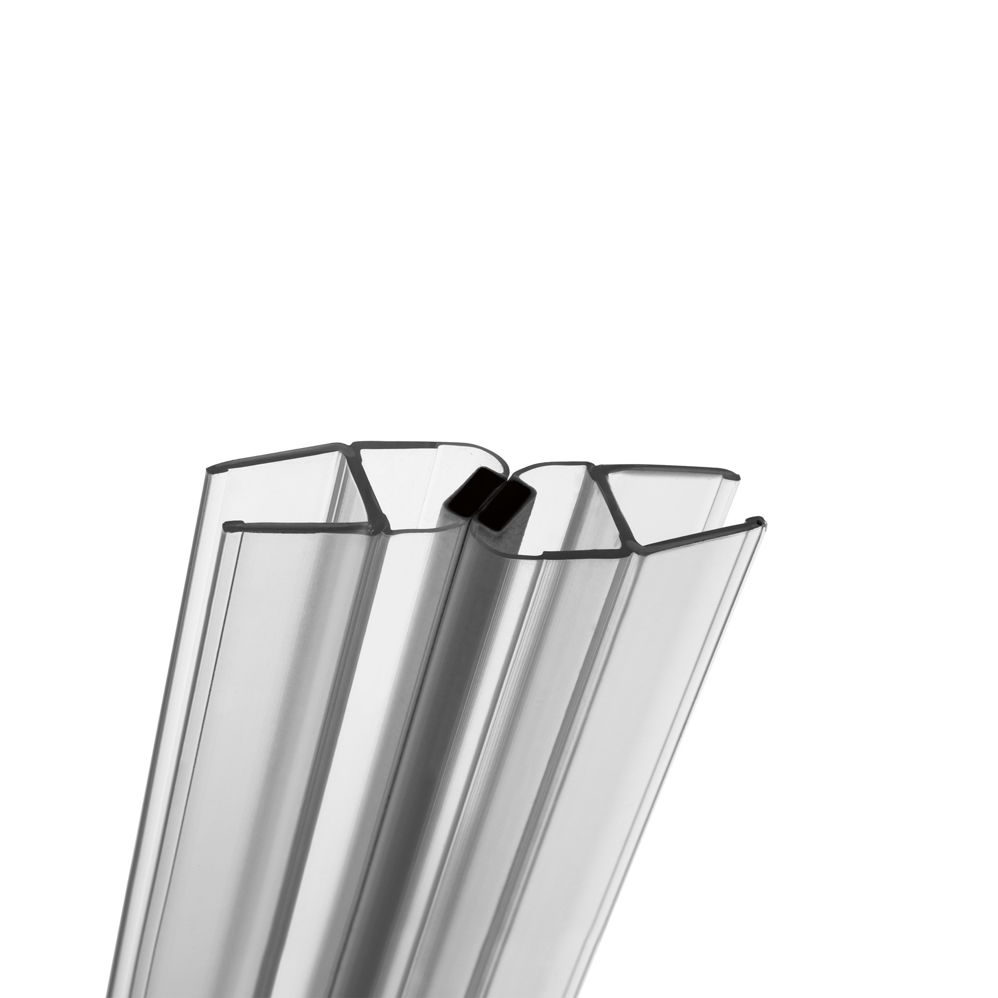 Paire de joints magnétiques universels, Schulte, 201 cm recoupable, pour porte 5, 6 et 8 mm