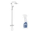 Colonne bain Grohe Euphoria System 260 + Nettoyant robinetterie Grohe GroheClean