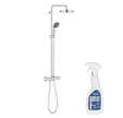 Colonne douche Grohe Vitalio Start System 210 + Nettoyant robinetterie Grohe GroheClean