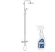 Colonne bain douche Grohe Cosmopolitan System 210 + Nettoyant robinetterie Grohe GroheClean