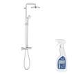 Colonne douche GROHE Tempesta Cosmopolitan System 210 + Nettoyant robinetterie Grohe GroheClean