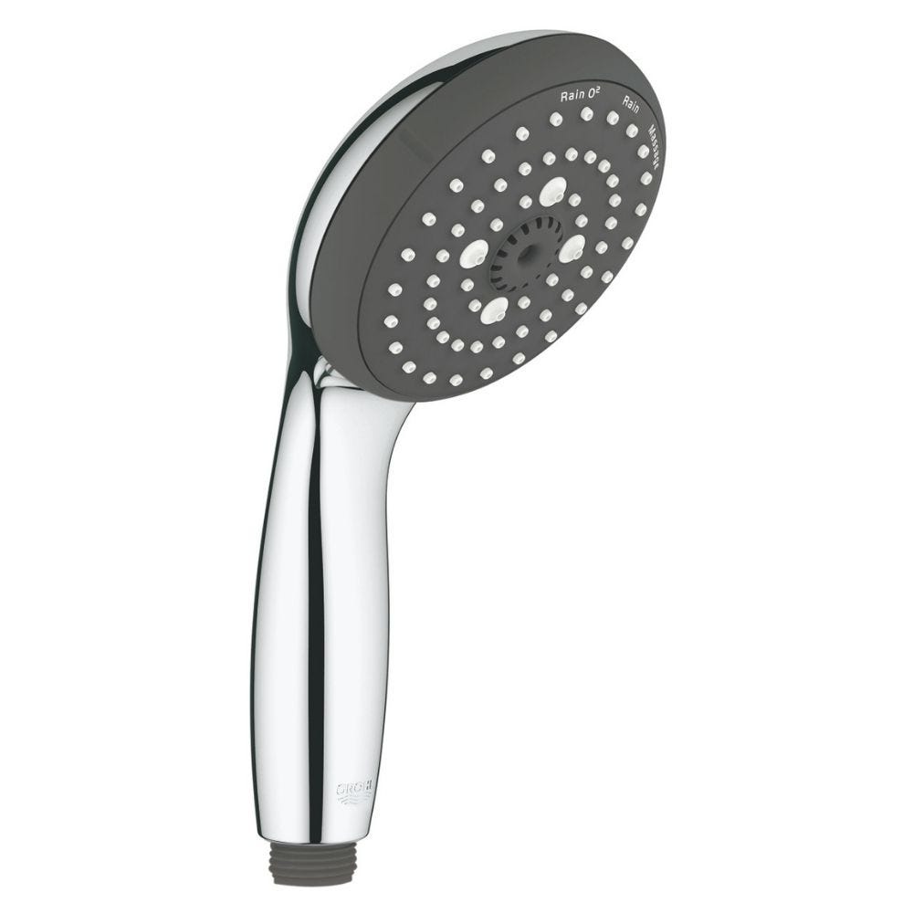 GROHE Mitigeur bain douche Precision Get avec douchette 3jets Vitalio Start 100 et flexible 200cm 3