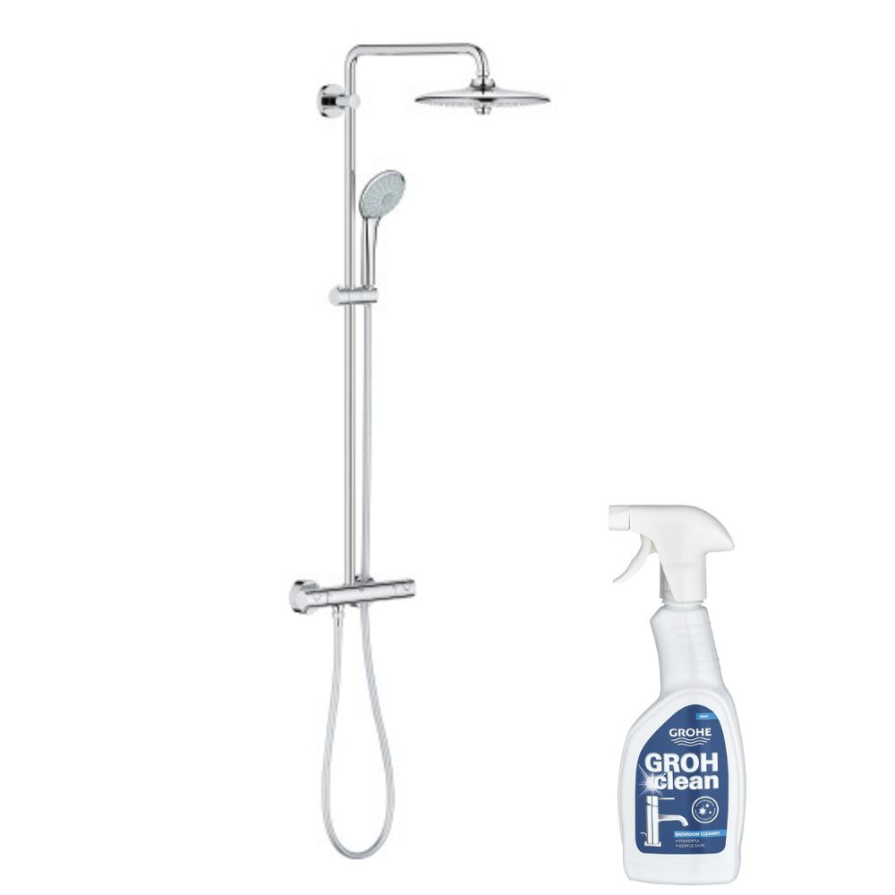 GROHE Colonne de douche Euphoria System 260 avec nettoyant GrohClean