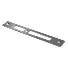 Gâche plate ISEO centrale inox pour Electa - 24x3x180 mm - 38030 2
