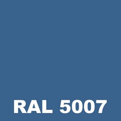 Laque Anticorrosion - Metaltop - Bleu brillant - RAL 5007 - Pot 5L