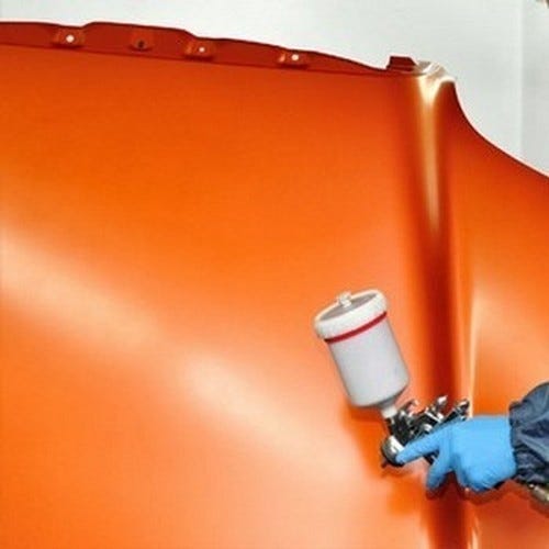 Peinture Antirouille Mat - Metaltop - Jaune zinc - RAL 1018 - Pot 5L 2