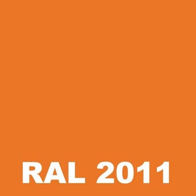 Peinture Fer Rouille - Metaltop - Orange foncé - RAL 2011 - Pot 1L 1