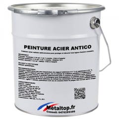 Peinture Acier Antico - Metaltop - Rouge brun - RAL 3011 - Pot 25L 0
