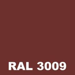 Laque Antirouille Marine - Metaltop - Rouge oxyde - RAL 3009 - Pot 1L 1