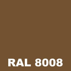 Laque Antirouille Marine - Metaltop - Brun olive - RAL 8008 - Pot 5L 1