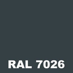 Laque Antirouille Marine - Metaltop - Gris granit - RAL 7026 - Pot 25L 1