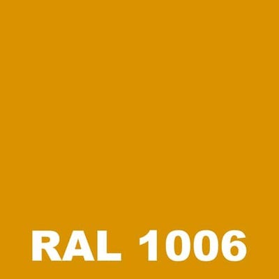 Peinture Fer Rouille - Metaltop - Jaune mais - RAL 1006 - Pot 1L 1